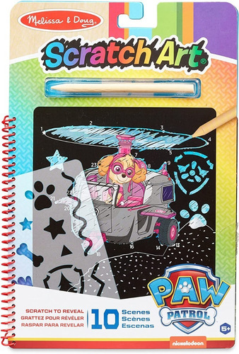 Melissa & Doug Scratch Art Paw Patrol Skye