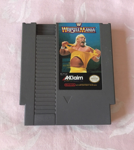 Wwf Wrestlemania Juego Original Nintendo Nes 1989 Acclaim