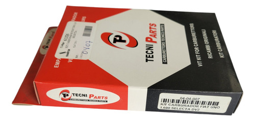 Kit De Carburador Fiat Uno 1.6 Selecta 1 Boca Tecniparts