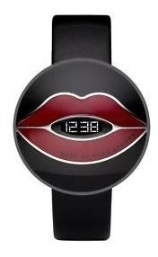 Relógio Marc Jacobs Lips Black Mademoiselle Mbm2048