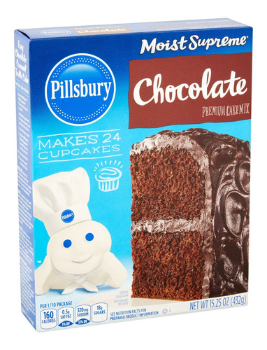 Harina Pillsbury Pastel De Chocolate Premium Cake Importado