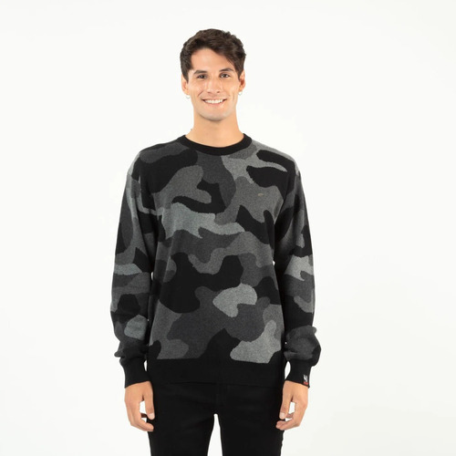 Sweater Hombre Ellus Crew Neck Jacquard 