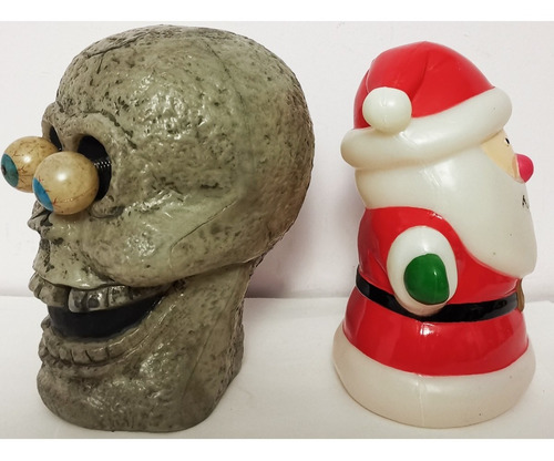 Estacas Halloween Y Navidad Con Luz