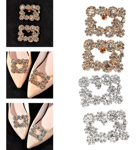4 Piezas De Zapatos De Moda Clips Zapatos Encanto Diy