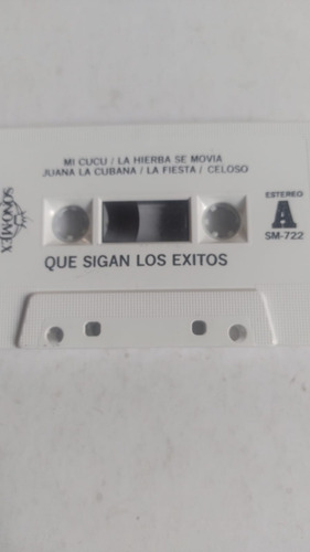 Cassette Que Sigan Los Éxitos Sonomex México (Usado)