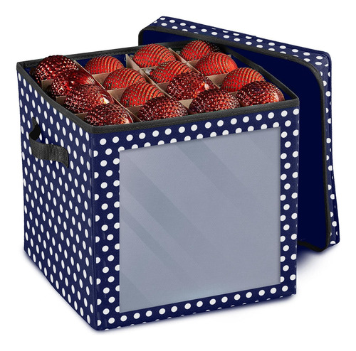 Caja De Almacenamiento De Adornos Navideños Plegable Con
