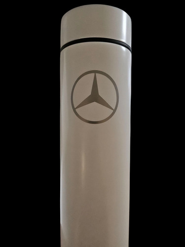 Termo Sensor Temperatura Logo Ploteado Mercedes Benz Blanco