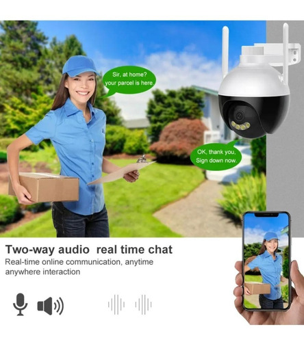 Cámara Domo Exterior Lp Wifi 360º V380 Pro