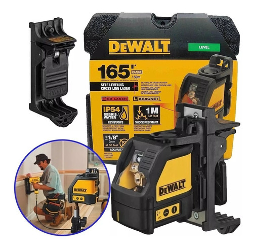 Nivel A Laser 15 Metros Alta Precisão Esquadro Dewalt Dw088k