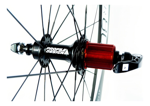 Par Rodas Profile Design Altair 80 X 52 Full Carbon Clincher Cor Preto