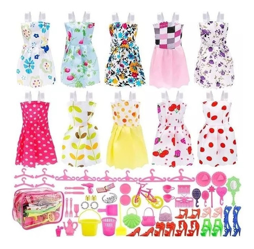 66 Accesorios Y Ropa Muñeca De 30 Cm Compatibles Con Barbies