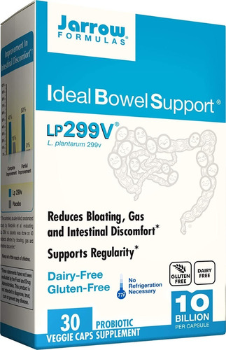 Jarrow | Ideal Bowel Support | Lp299v | 30 Veg Capsulas