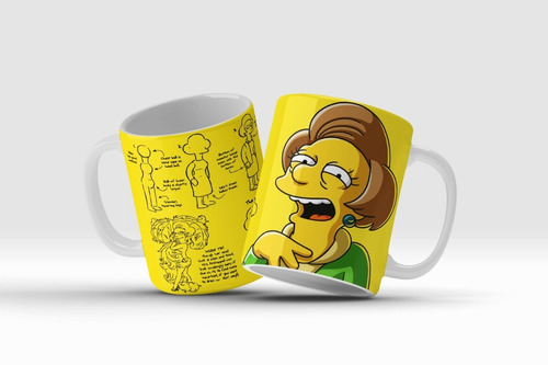 Caneca Cerâmica Simpsons - Estampa 12