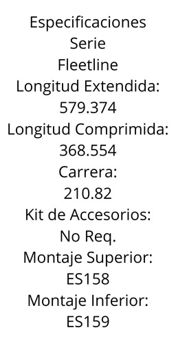 Amortiguador 85724 = 65490 1613957003 680611 89443 8180267