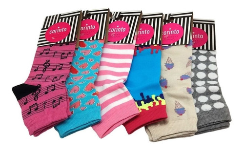 Medias Surtidas Pack X36 2102 + Cuotas Corinto