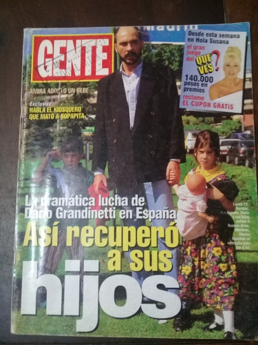 Revista ** Gente * Nº 1608 Año 1996 Tapa :dario Grandinetti