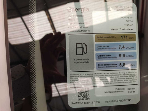Imagen 10 de 13 de Fiat Cronos 1.8 16v Precision Pack Style 2022 0km #tr3ventre