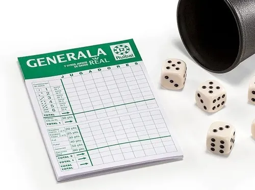 Juego De Mesa Generala Real 5 Dados Profesionales Ruibal