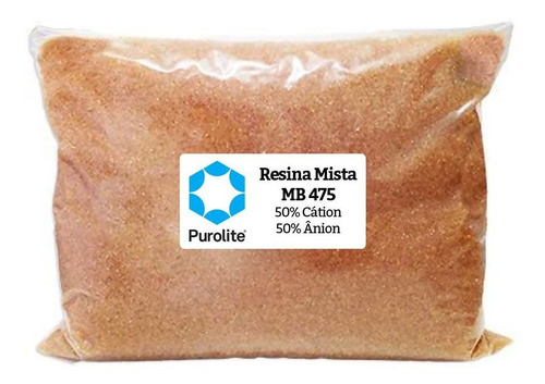 Resina Mista P/ Filtros Deionizadores Purolite Mb475 Osmose