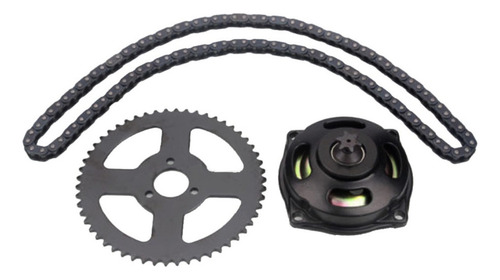 Cadena T8f Con Piñón Trasero De Caja De Cambios Para Minimot