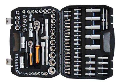 Set Juego Tubos Combinados Maletin 108pz Lusqtoff Set108lq