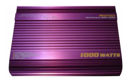 Módulo Potencia Pyramid  4 Ch 1000 Watts Pb-670gx