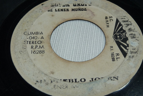 Jch- El Super Grupo De Lerner Muñoz Pueblo Joven Cumb 45 Rpm