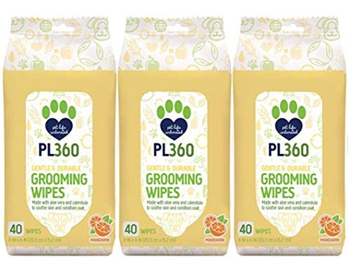  Dog Grooming Wipes, Mandarin