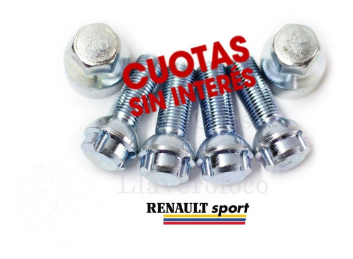 Tuercas De Seguridad Para Renault Cuotas Sin Interés! Retiralo En Microcentro, Avellaneda O Enviamos A Domicilio!