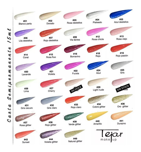 Imagen 2 de 10 de Kit Inicial X 14u Tejar Manicuria Esmalte Semi Cabina Led Uv