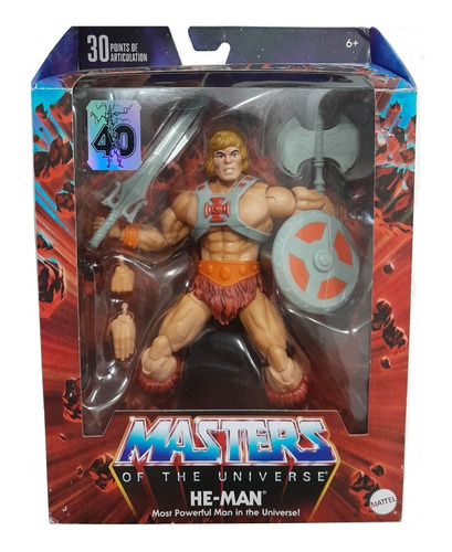 He Man Edicion 40 Aniversario Con 30 Puntos De Articulacion