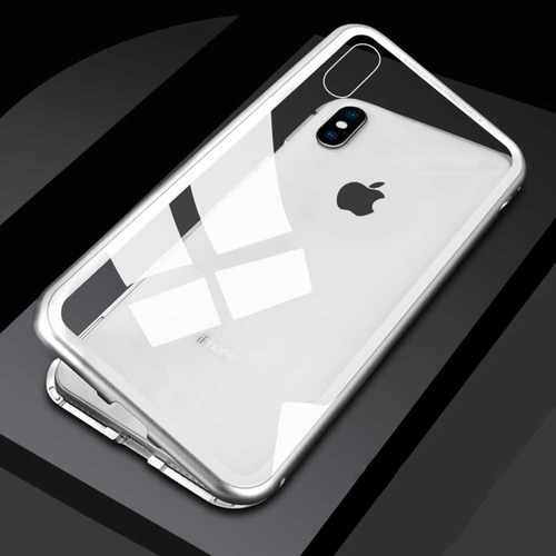 Capa Capinha Magnetica iPhone 7 8 Plus X Xs Max +pelicula 3d