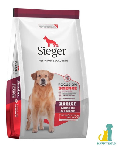 Sieger Senior +7 X 15 Kg - Happy Tails