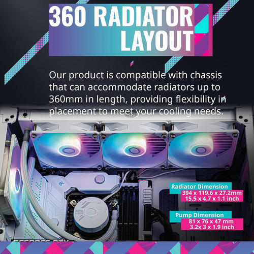 Cooler Cpu Liquid 360 Cooler Master Ml360l Core