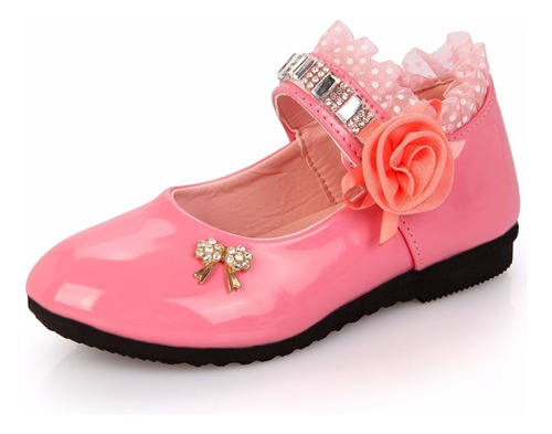 (zapatos) Niños Niña Princesa Flor Rhinestone Dan18831