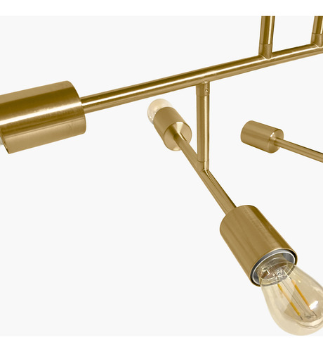 Lámpara De Techo Lexie X6 Bronce Form