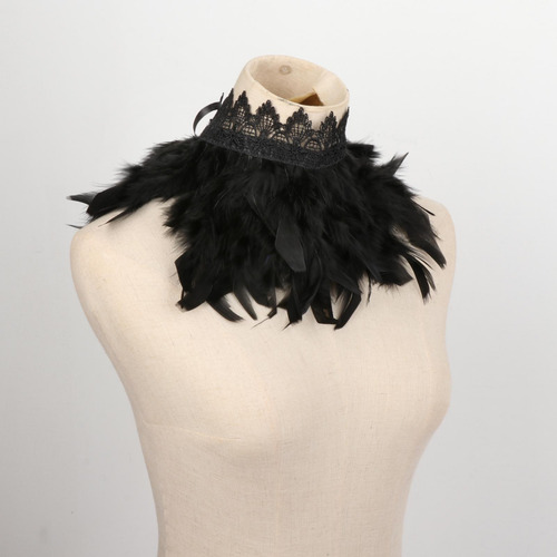 Gargantilla De Plumas De Imitación, Cuello, Envoltura De