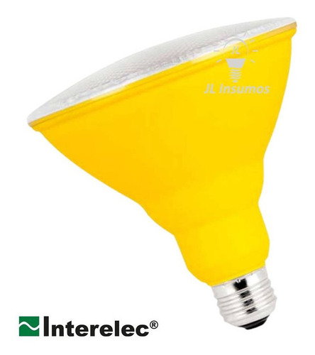 Pack 4 Lampara Led Par38 6w E27 Amarillo