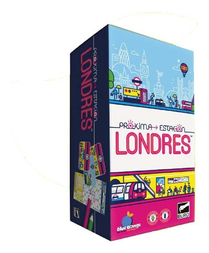 Próxima Estación: Londres! Juego De Mesa Buró Original Lelab