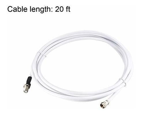 Rg6 Cable Coaxial Tipo 20 Pie