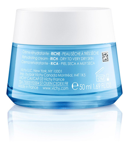 Imagen 5 de 10 de Vichy Aqualia Thermal Rica 50ml Vichy