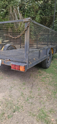 Trailer 1 Eje Estructura Super Reforzada Motos Cuatris Utv