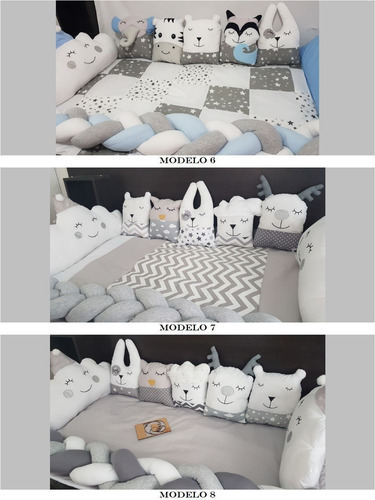 Chichoneras Set De Chicho Mas Acolchado Animalitos
