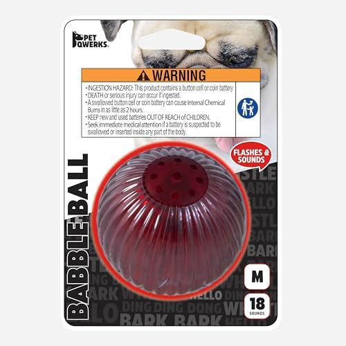 Pet Qwerks Blinky Bobble Ball Juguete De Perro De Medium