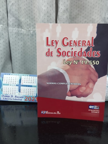 Libro Ley General De Sociedades Ley N° 19550