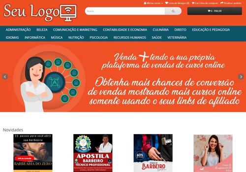 Loja Virtual Cursos Online Da Hotmart Em Opencart