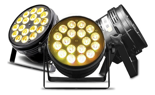 Par Led De 18 Leds De 10w Rgba Estuche C/6 Pza