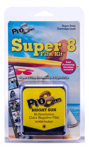 Pro8mm Bright Sun Super 8 -kit Pelicula Para Camara 0.315 In