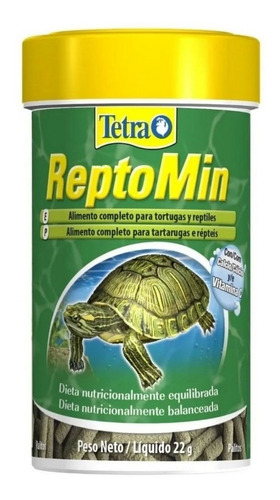 Ração Para Répteis Tartarugas Reptomin Stick 100ml 22g Tetra