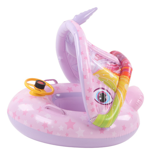 Flotador Inflable Para Piscina Para Bebés, Con Doble Asa, Fo